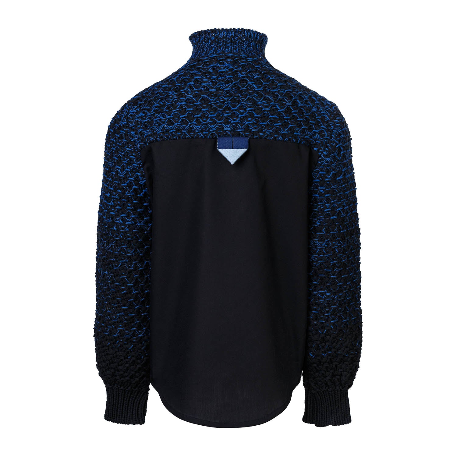 Black Shirt with Knitwear - Organic Cotton - Image 4