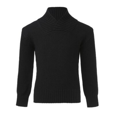 Knitted Black Sweater