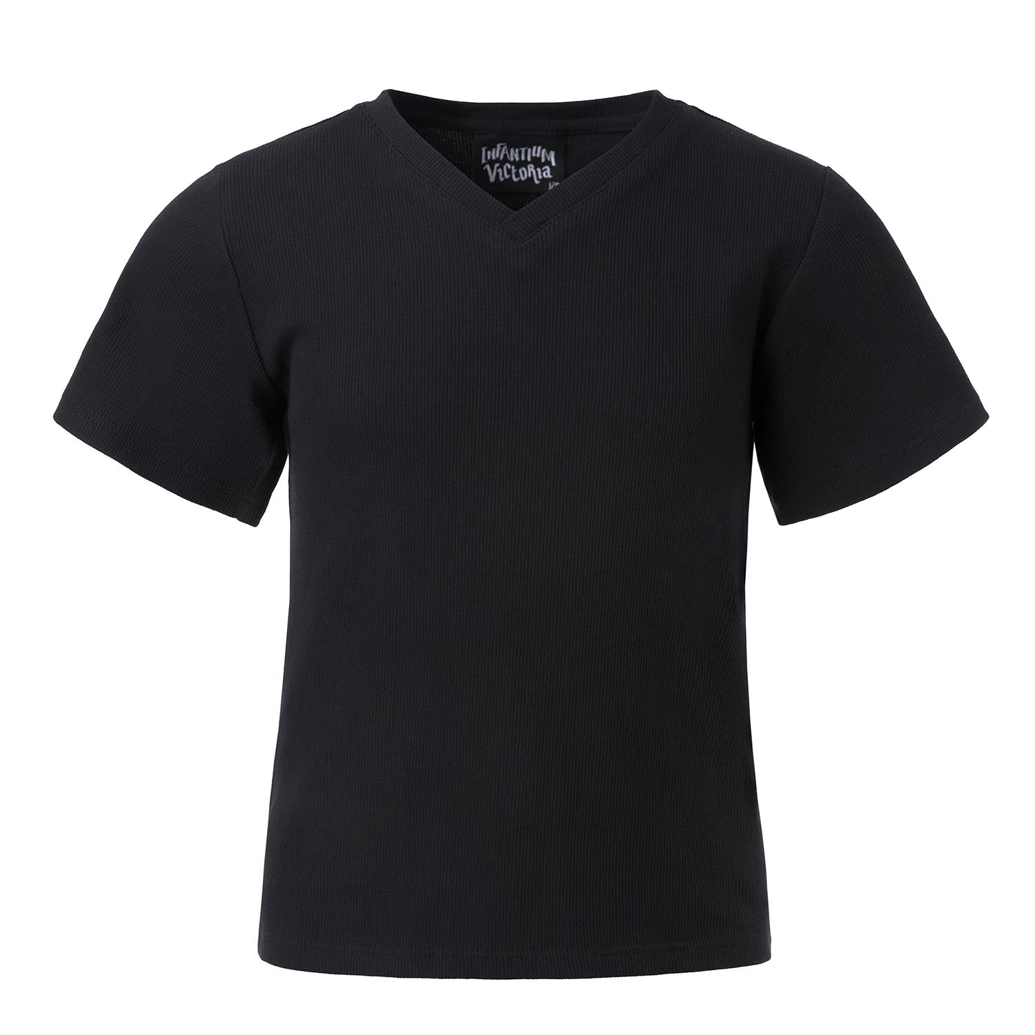 V-Neck Fine Jersey Top - Image 10