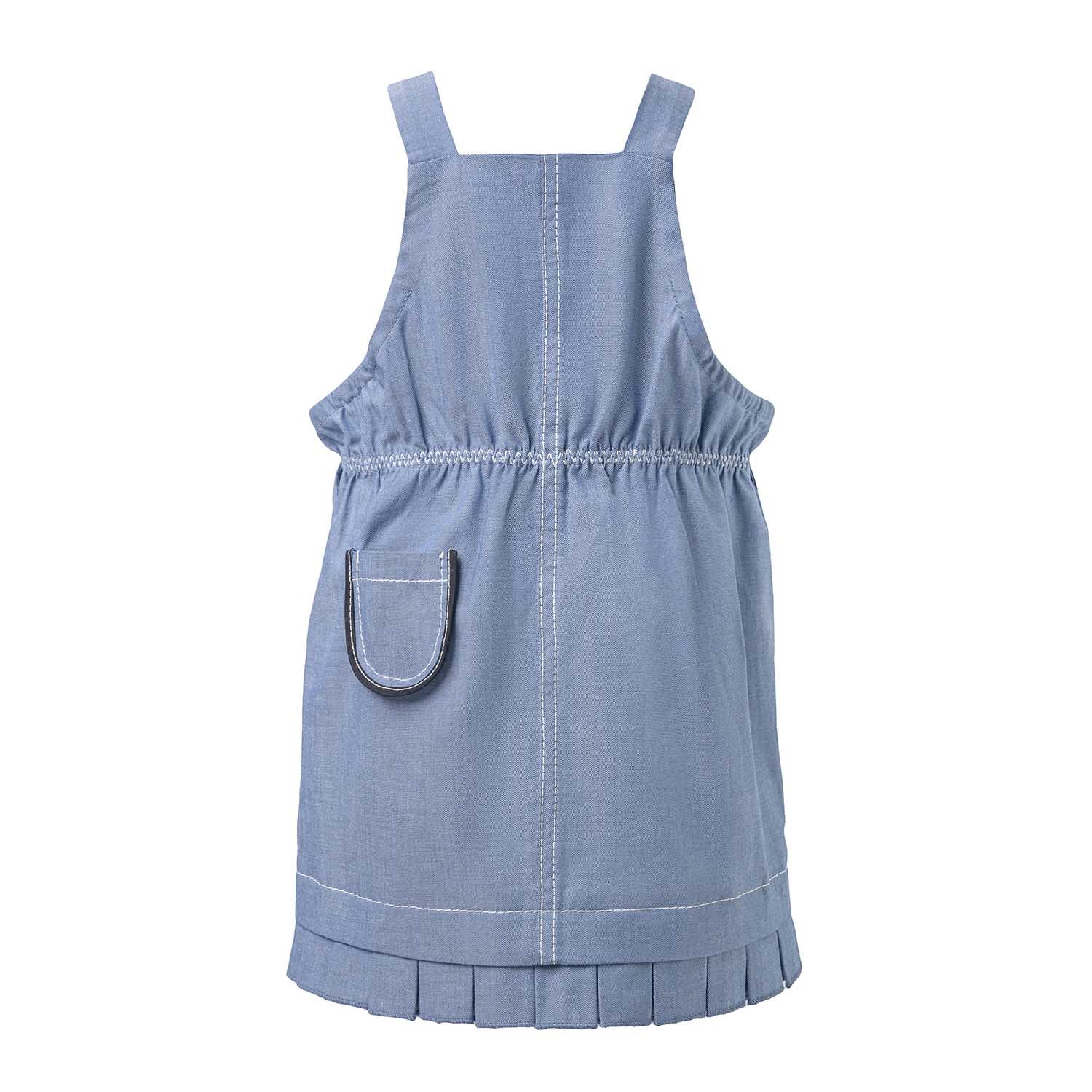 Baby Girls Denim Dress - Image 2