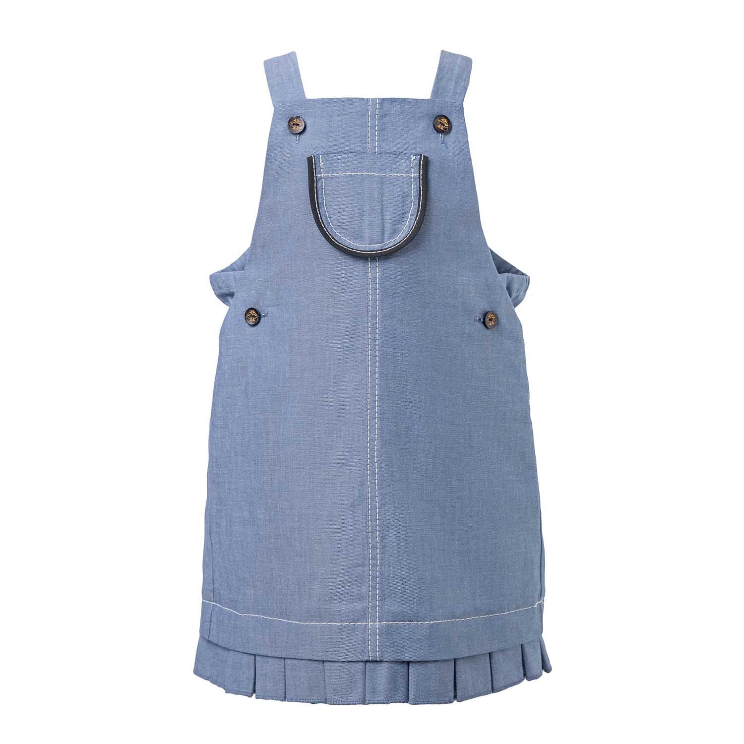 Baby Girls Denim Dress - Image 5